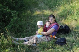 Lenka Trochová s dětmi